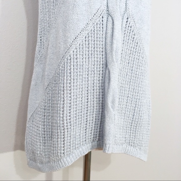 CAbi Seaspray Light Blue Silk Blend Knit Vest #197 - Picture 4 of 8